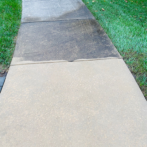 sidewalk power washing